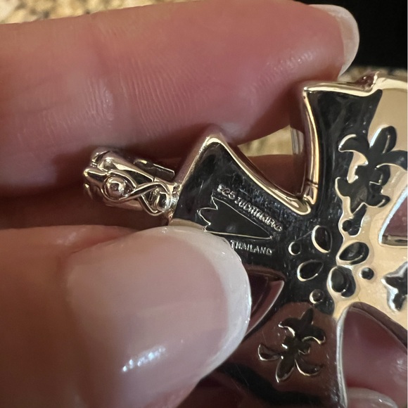 Judith Ripka sterling silver pendant - Picture 5 of 6